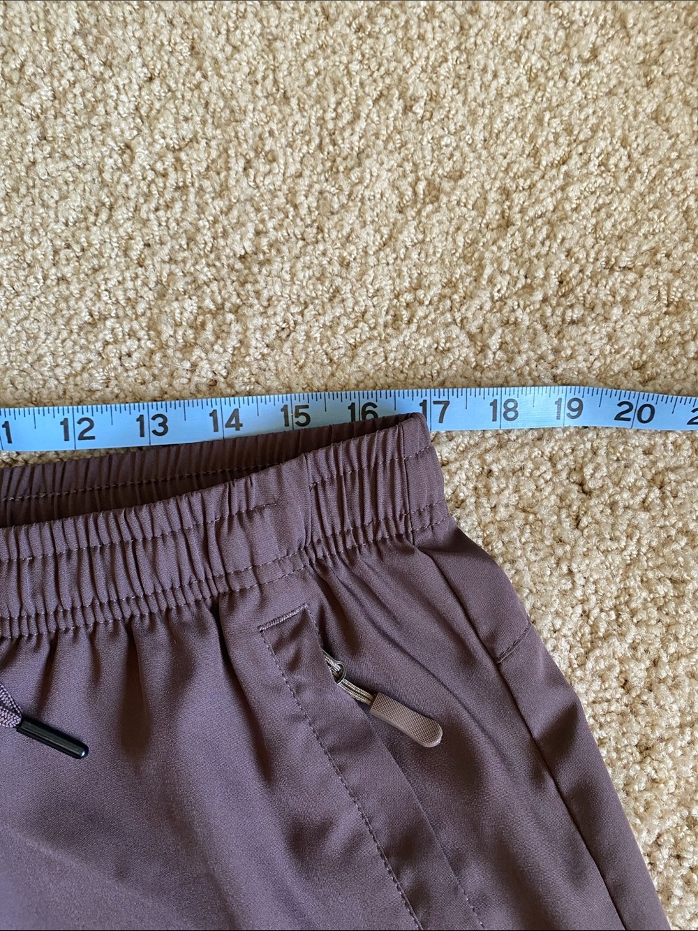 Women’s Casual Drawstring Cargo Shorts - lilac - Picture 2 of 11
